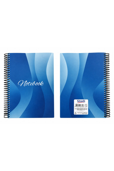 Studi A4 Spiralli 200 sayfa 3+2 Defter