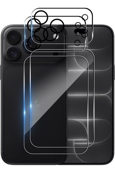 aheaks iPhone 18 Pro Max/ 17 Pro Max Uyumlu Arka Nano Cam Ekran Koruyucu ve K...