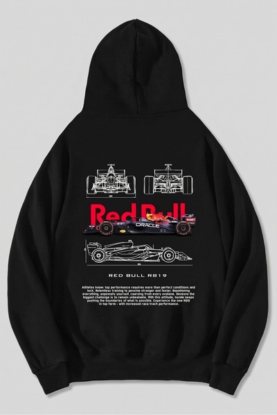 Rue Lora Butik Unisex Oversize Printed Sweatshirt