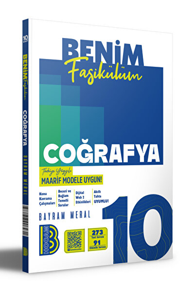 Benim Hocam Yayınları 10. Sınıf Coğrafya Benim Fasikülüm