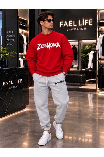 FAEL LİFE Two Piece Sets - Red - Regular