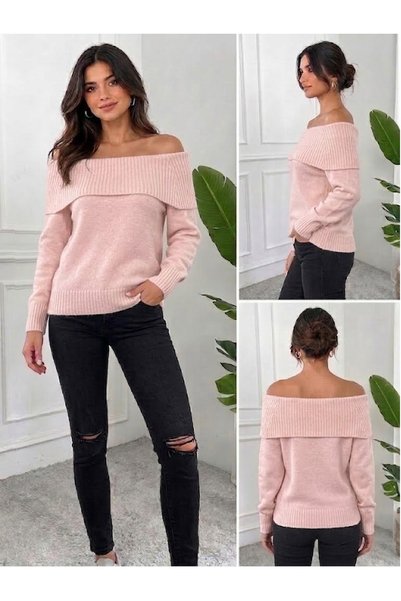 AÇELYA TEKSTİL Degaje Yaka Kadın Triko “Yumuşak dokusu ve şıklığıyla her günü...