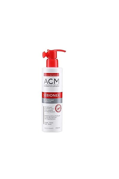 ACM Sébionex Gel Nettoyant (Temizleme Jeli)Sebumu (yağı), Kiri Ve Ölü Hücrele...