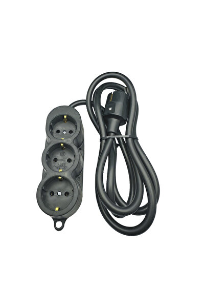 Decor Plus Group Socket Extension Cable - Black - Extension Cable