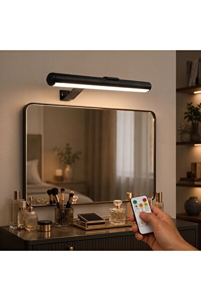 Ucuz Geldi Şarjlı Duvar Tipi LED Aplik 32 cm, 3 Renk Işık Ayarlı (6400K/4000K...