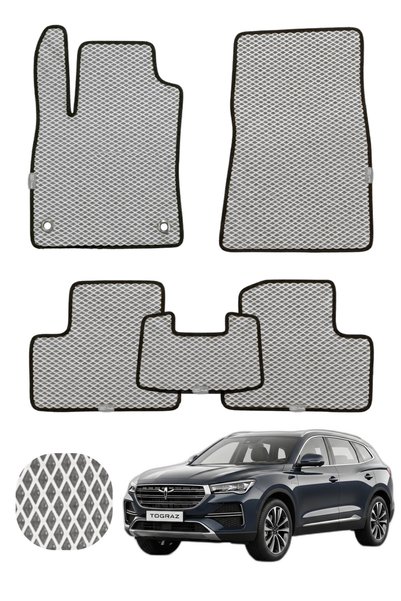 UNAL MAT Togg T10X 2023 ve Sonrası Hücreli Havuzlu Premium EVA Oto Paspas Tam...