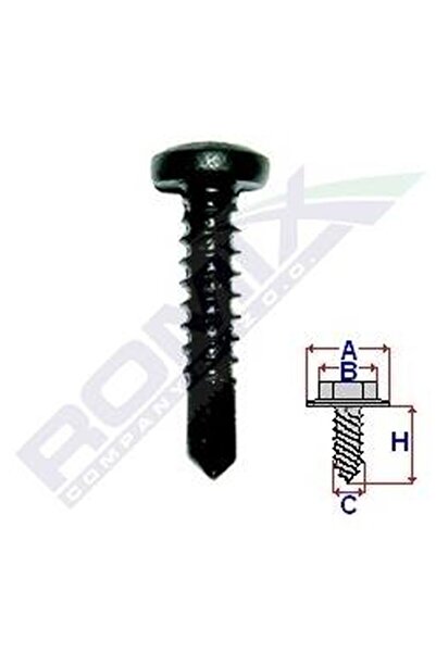 Generic SURUB AUTOFORANT NEGRU 4.2X19 SET 100 BUC