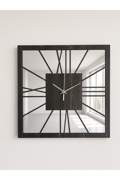 ERGEÇ TASARIM Pri̇zma Series Rebap Mirrored Plexiglass Wall Clock 40 cm (Gold...