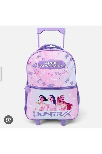 K-POP Ghiozdan școlar cu troller pentru copii