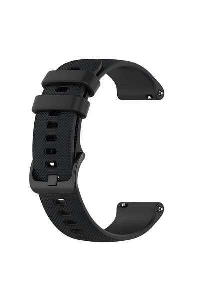 Techsuit Curea pentru Garmin Venu 2, Brățară de ceas 22mm (W006), negru - negru