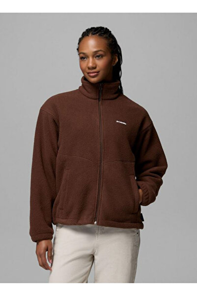 Columbia AL4894 TIMBER MEADOW MTR FLEECE FZ Kahverengi Kadın Polar Sweatshırt