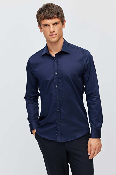 PAULMARK Men's Slim Fit Classic Collared Shirt