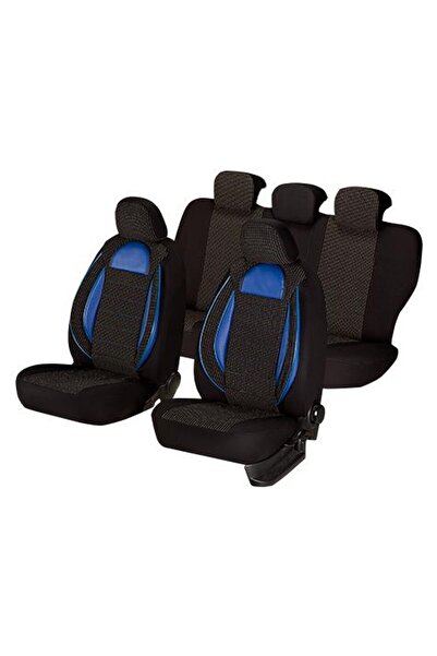 Generic SET HUSE SCAUN RACING NEGRU - ALBASTRU