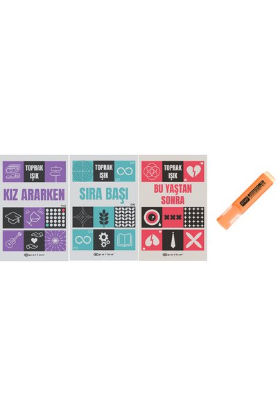 Epsilon Yayınevi Kız Ararken + Sıra Başı + Bu Yaştan Sonra 3 Kitap Set Pens Hd