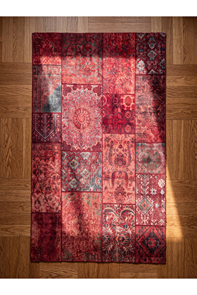LC Waikiki UZG STORE'Den Stil Sahiplerine Patchwork Halı 80x150 cm
