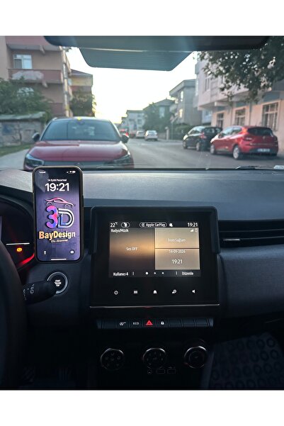 3dbaydesign Renault Clio 5-5.5 Ekranlı Modeller İçin Magsafe Telefon Tutucu S...