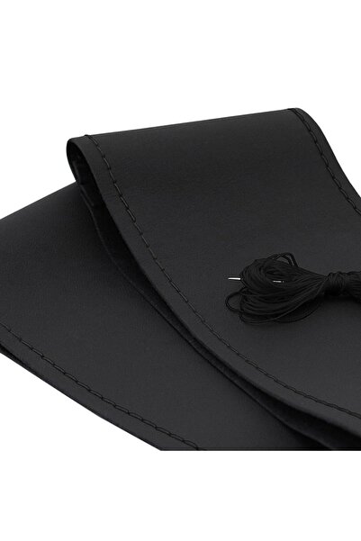 Generic HUSA VOLAN CU SNUR PIELE NATURALA NEGRU 37-38 cm
