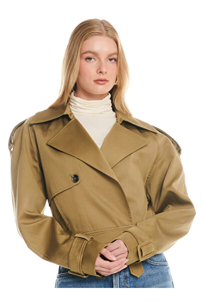 Ted Baker Haki Kadın Trençkot TBWROW1008-1