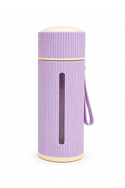 TOY LAND Glass Water Bottle with Protective Sleeve & Carry Loop | Leak Proof ...