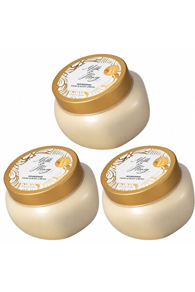 Oriflame Σετ κρέμας χεριών και σώματος Γάλα και Μέλι, 3 τεμαχίων