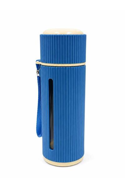 TOY LAND Glass Water Bottle with Protective Sleeve & Carry Loop | Leak Proof ...
