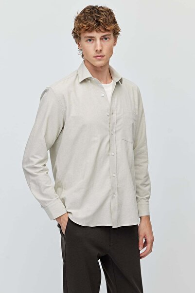 PAULMARK Men's Regular Fit Single Pocket Shirt