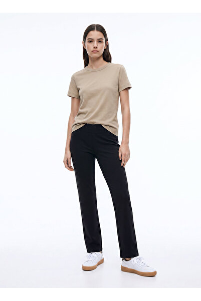 Reebok P00006193101 ID STRAIGHT PANT Siyah Kadın Sweatpant