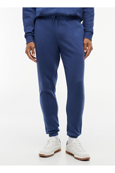 Tommy Jeans Lacivert Erkek Sweatpant DM0DM20473DB7 TJM SLIM S FLAG SWEA