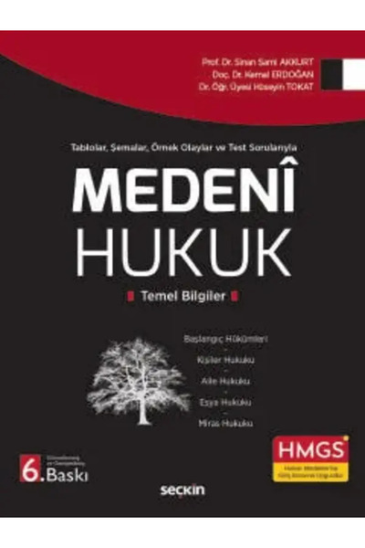 Seçkin Yayıncılık Medeni Hukuk Temel Bilgiler Doç. Dr. Sinan Sami Akkurt