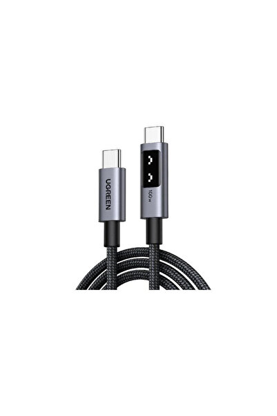 Generic Brand Ugreen 1m 100W Usb-C to Usb-C Uno Charging Cable - Black