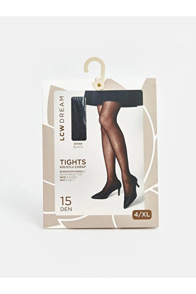 LC Waikiki 15 Denier Polka Dot Women's Pantyhose (W6)