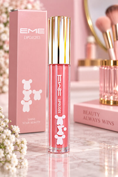 KWK Charming Pink Lip Gloss Gives Your Lips a Stylish Glossy Look and a Soft ...