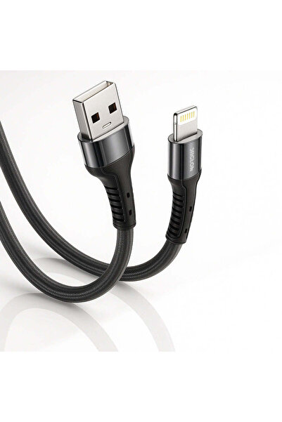 Nordic Cablu de date Lightning la USB-A, 2.0 m - negru