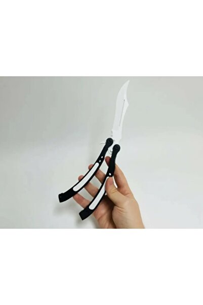 Novexa Print CS2 Kelebek/Butterfly Bıçak Plastik Beyaz Oyuncak 3D (Keskin Değil)