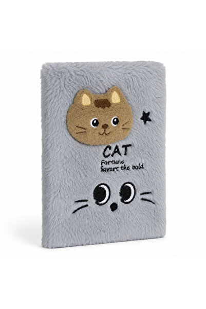 SEYFİKİRTASİYE 14X20 cm Plush Souvenir Daily Memory Book 80 Sheets Lined 6