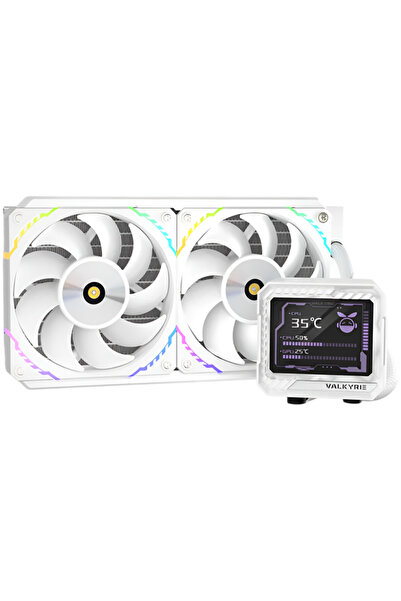 valkyrie V240 LCD Alb Răcire cu apă AIO CPU Alb
