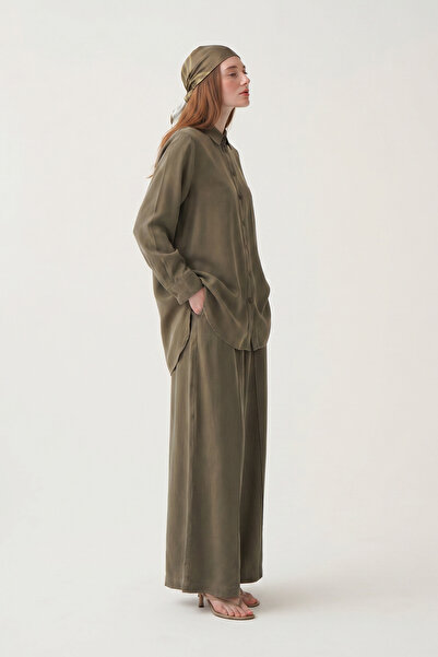 ALLDAY Tencel Trousers Set