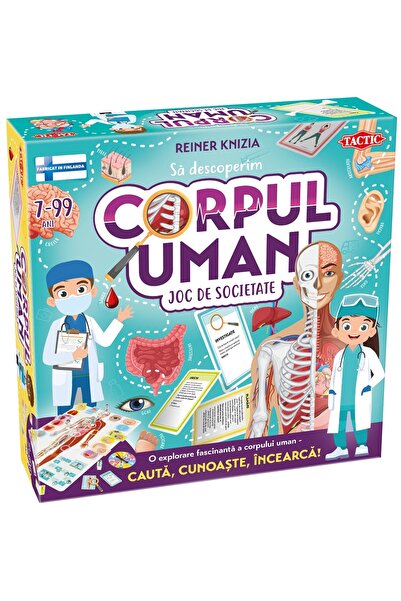 TACTIC Joc de societate - Să descoperim corpul uman