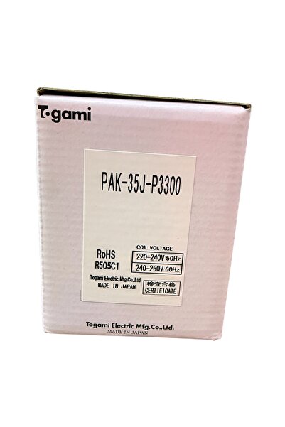 PAK Togami Contactor 35J 220V 60A 50/60Hz Japan