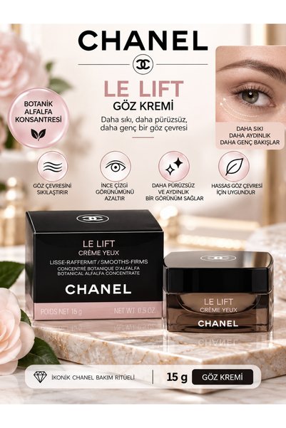 Chanel LE LIFT Crème Yeux 15 g – İnce Çizgi Görünümüne Karşı Sıkılaştırıcı, Y...