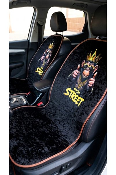AutoKılıf Oto Koltuk Kılıfı Ön 2li Set - Airbag Uyumlu Süngerli Dijital Baskı...