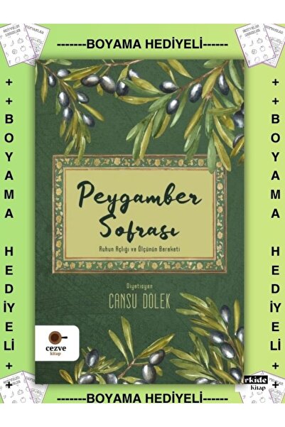 Cezve Kitap Boyamalı - Peygamber Sofrası Ruhun Açlığı ve Ölçünün Bereketi , D...