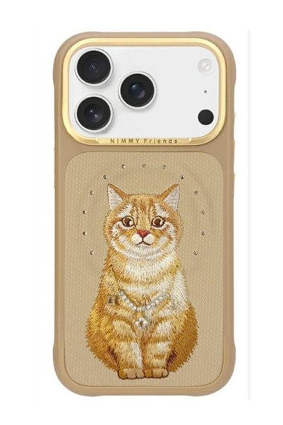 uniq Husa Nimmy Lucky Fashion Cat MagSafe pentru iPhone 17 Pro Max, model pis...