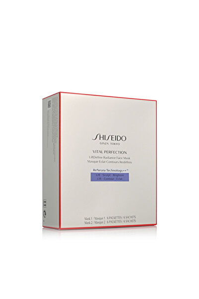 Shiseido Витал Пърфекшън Лифтдайн Радианс Маска за лице 6 x 2 бр.