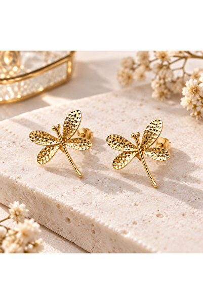Bluw Jewelry أقراط ليبيلوولا المضيئة على شكل اليعسوب