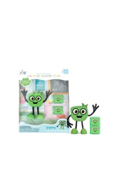 Glo Pals Set cuburi senzoriale Pippa Water Glow, Verde