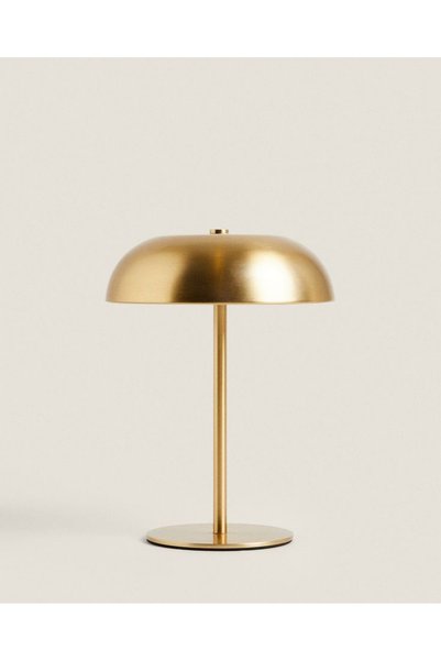 YS COLLECTION YŞ Home - Gold Dokunmatik Şarjlı Abajur / Masa Lambası