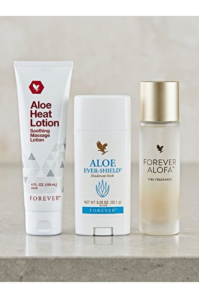 Forever Alofa Fine Fragrance & Aloe Ever-Shield & Aloe Heat Lotion
