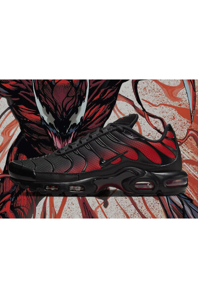 Nike Air Max Plus TN Black Flame Red Erkek Spor Ayakkabı(Blue Sport)
