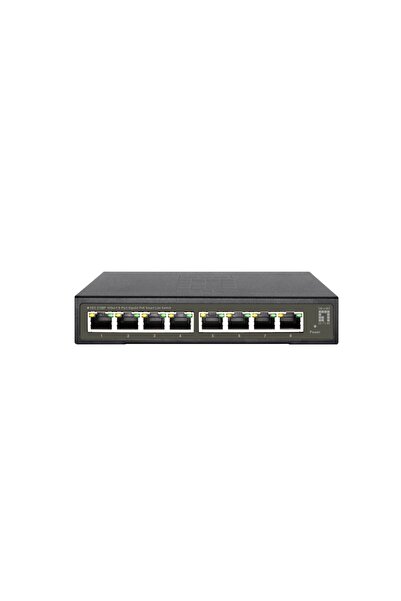 LEVEL ONE Διακόπτης, LevelOne, 112.8W, 10/100/1000Mbps, 8 θύρες, Μαύρο